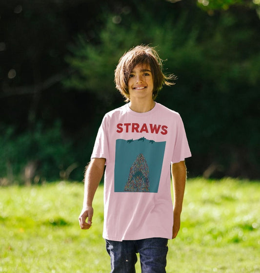 Sustainable T-Shirt - Save Our Seas from Straws